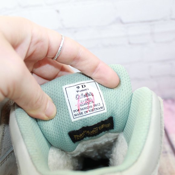 Cabelas Dry-Plus Thinsulate Insulated Hiking Suede Winter Boots 9 D - Picture 9 of 9